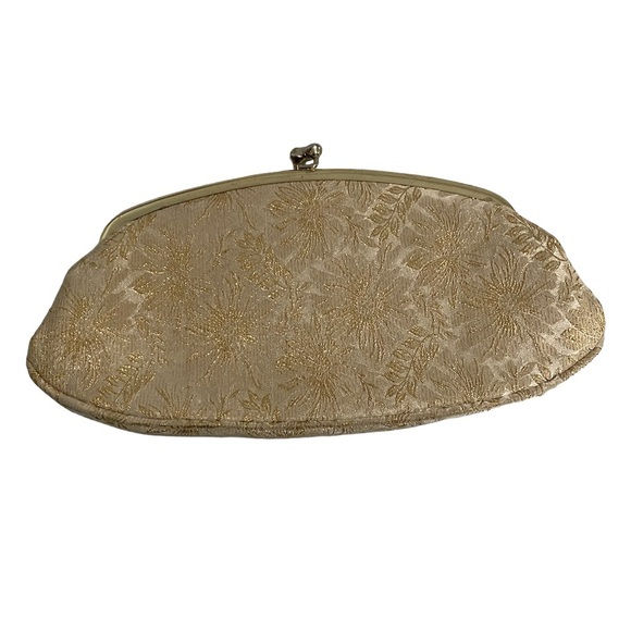 Vintage Avon Clutch by Kadin, Metalic Gold Embroidered, Luxury, Formal, NWOT - Picture 1 of 7